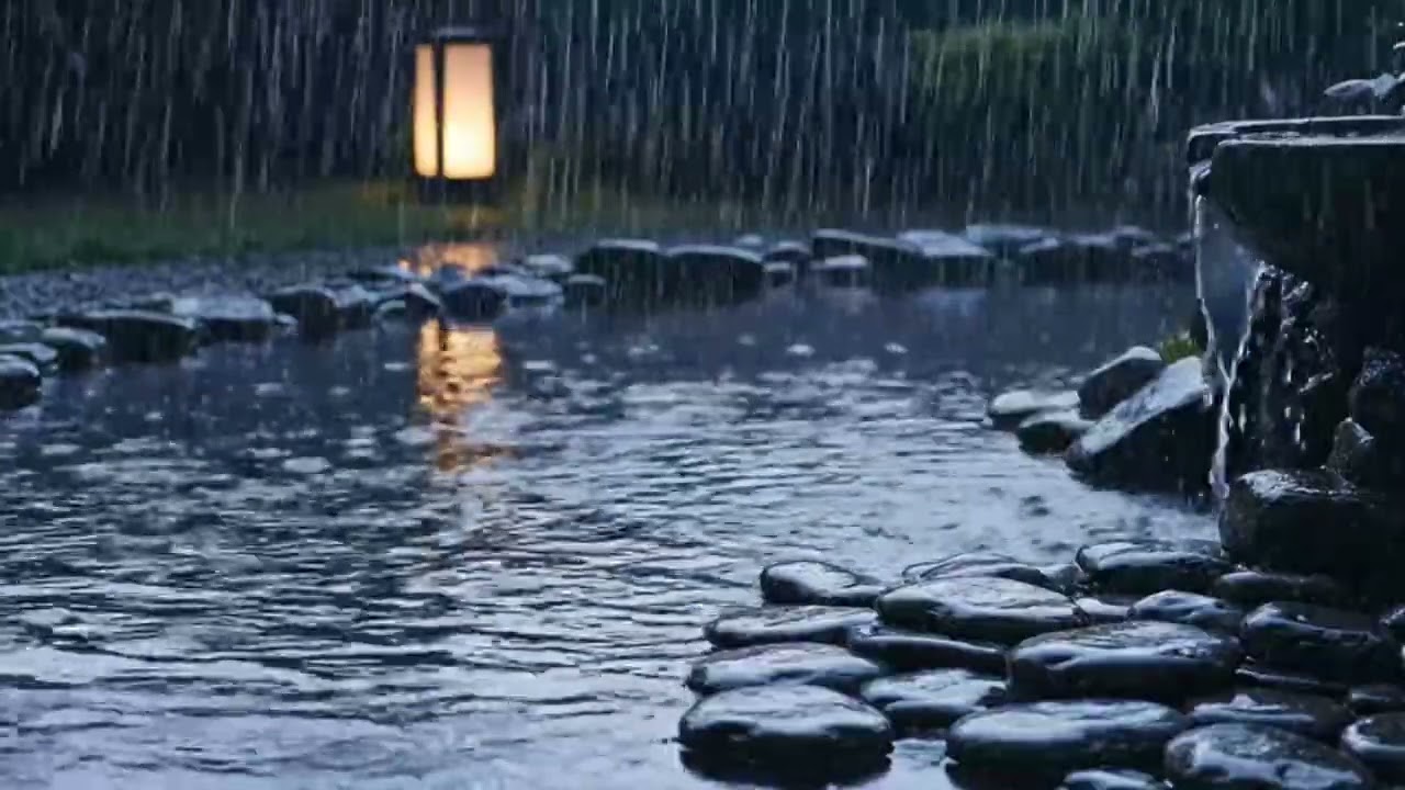 Calming Piano and Rain Ambience 🌿 Sleep Music for Anxiety Relief and Insomnia