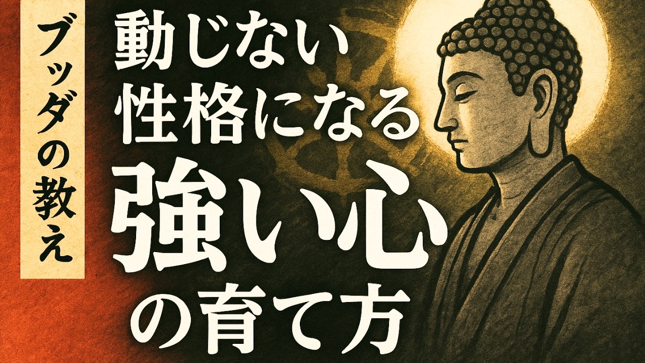【永久保存版】人や社会に揺るがされない強い心の作り方 | ブッダの教え