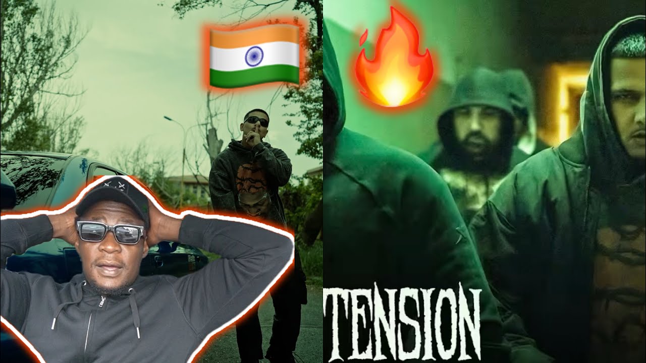 Haryanvi Rap Reaction ￼🇮🇳| Dhanda Nyoliwala - Tension (Official Music Video) 🔥
