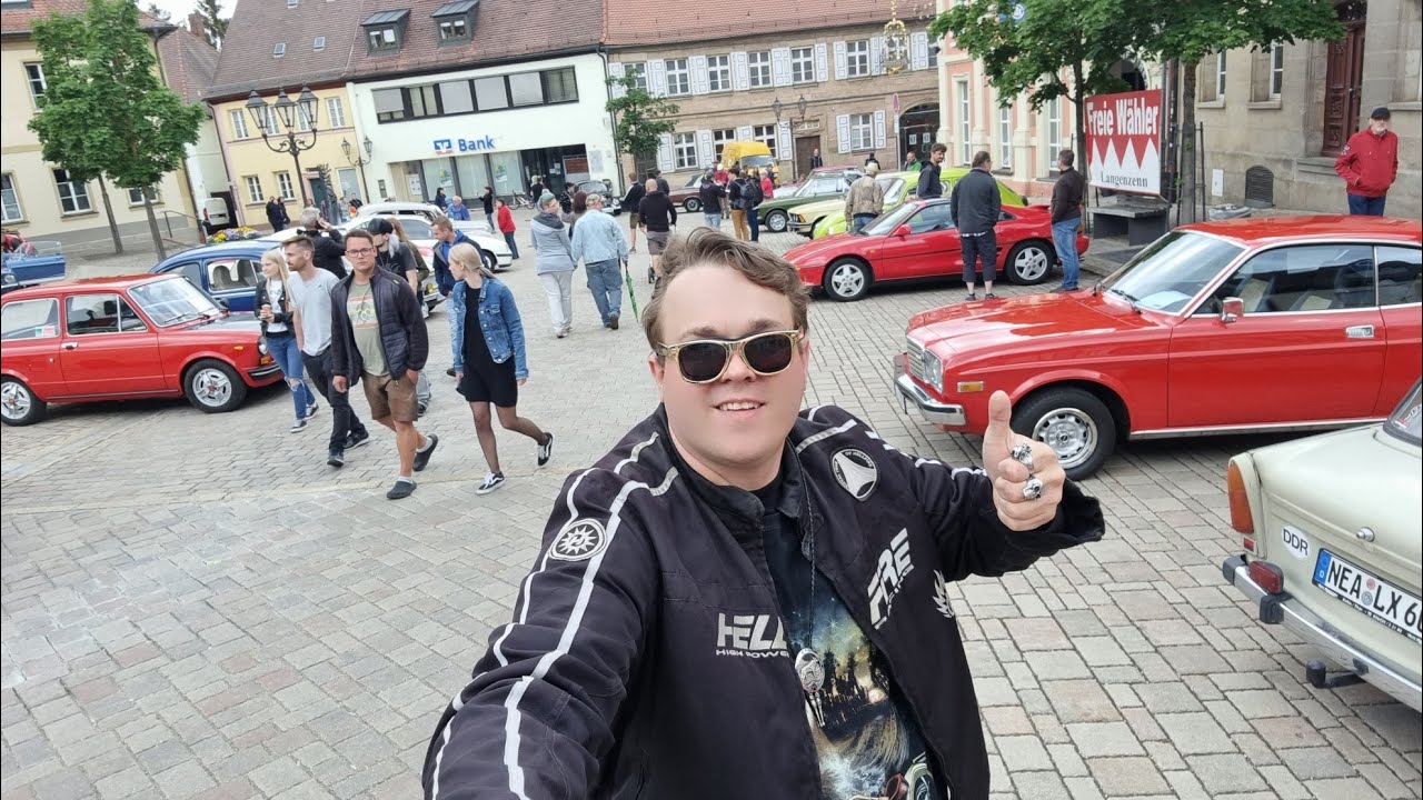 Justus Unterwegs Oldtimertreffen in Langenzenn am 29. Mai 2022 in der historische Altstadt