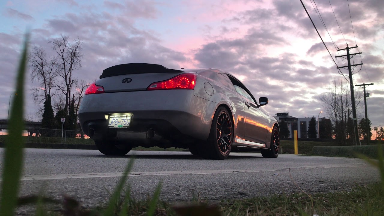 Infiniti G37 w/ Stillen Catback Exhaust & Vibrant Resonators