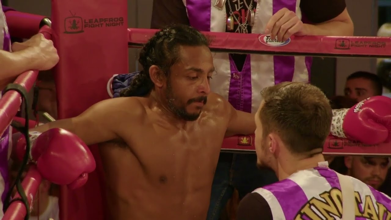 Finn Cook Vs Brandon Chilon - 55kg ISKA Muay Thai Title Fight on LeapFrog Fight Night 01