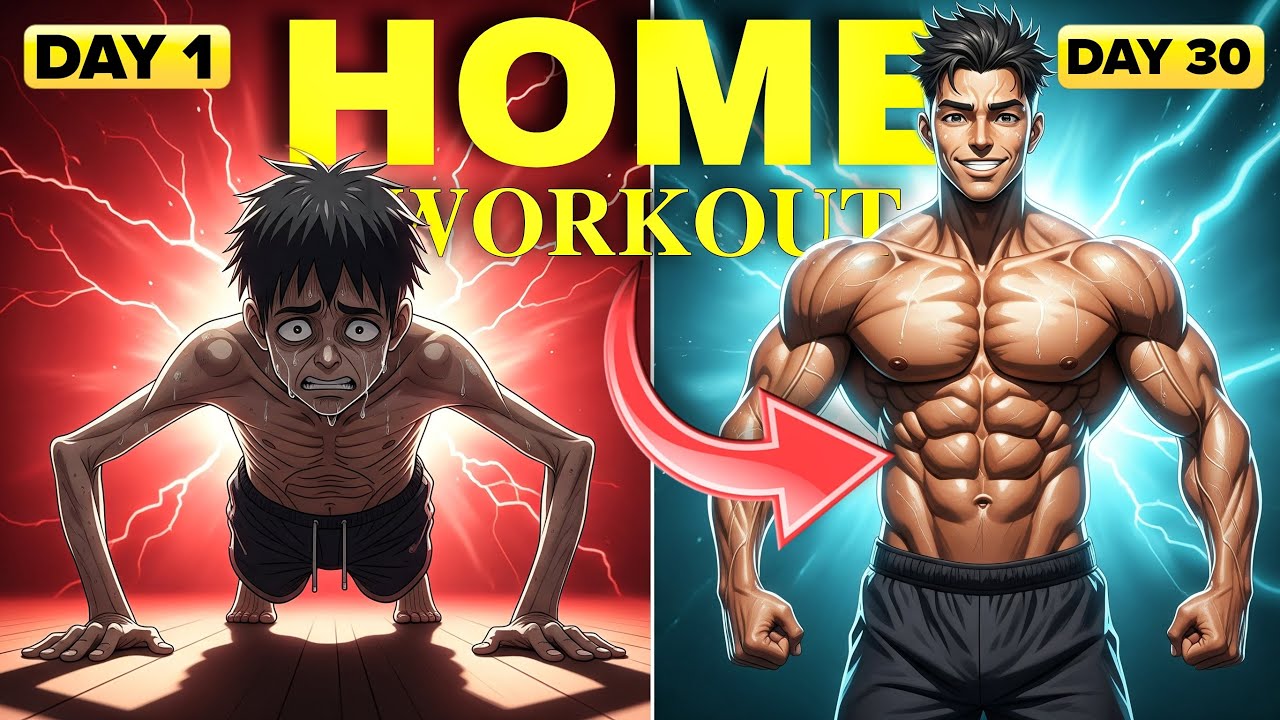 Build Body at Home Fast (Easy Tips) | Full HOME WORKOUT PLAN for Beginners | Healthy Centar