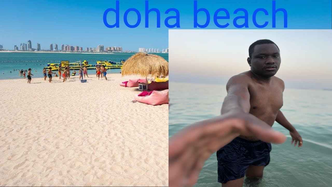 Lemmer Beach Day at Doha🌊⛱️🏖️🏝️