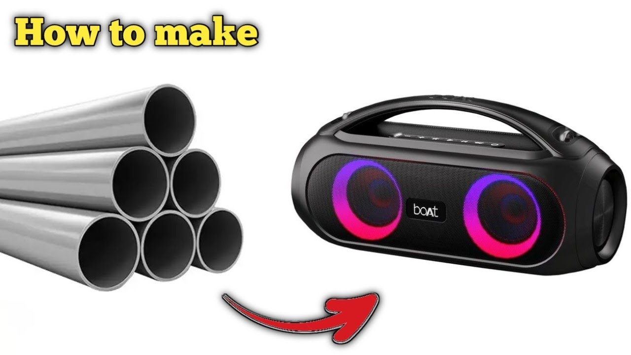 How to Make PVC Pipe Bluetooth Speaker at Home 🔊 | DIY Powerful Speaker Using PVC