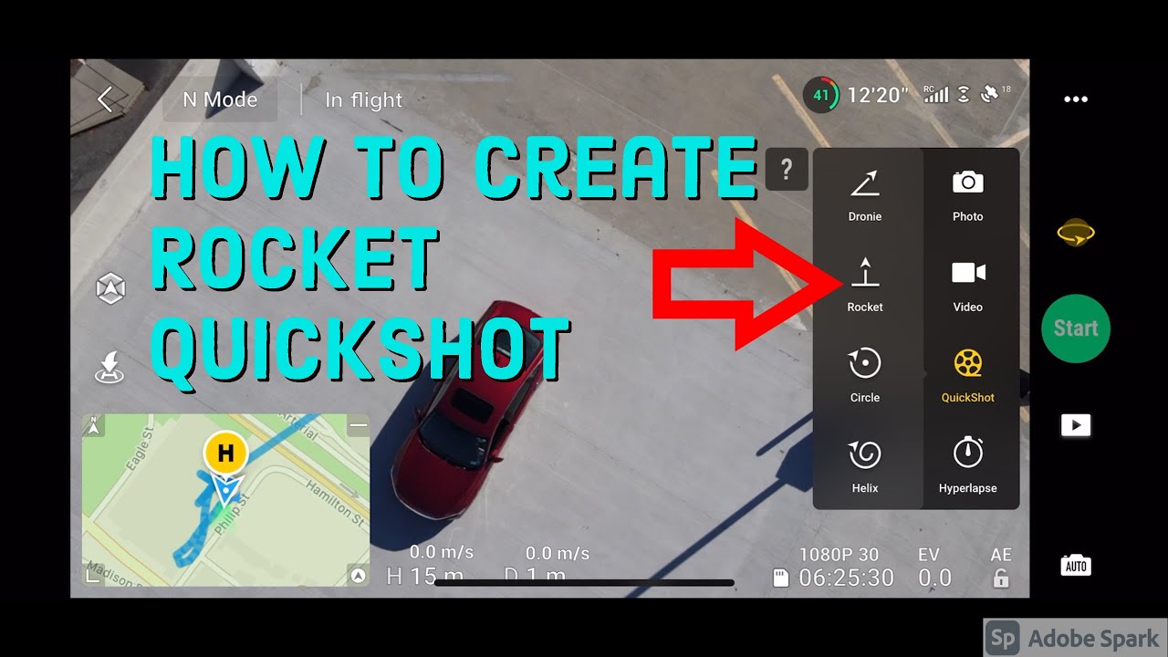 Create Rocket QuickShot How-to 