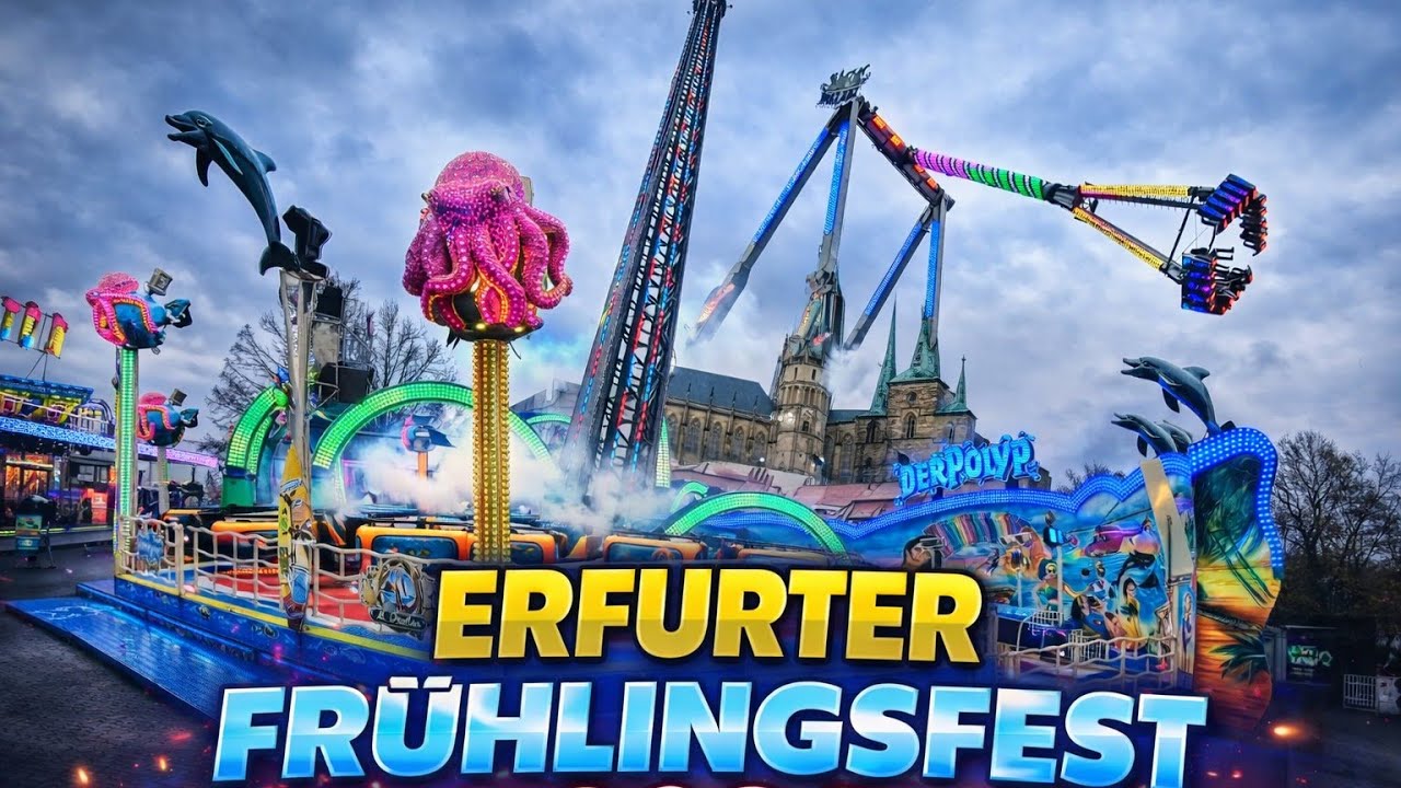 Der Sch&ouml;nste Kirmes Platz Erfurter Fr&uuml;hlingsfest 2026 (Kirmes Vlog #35)