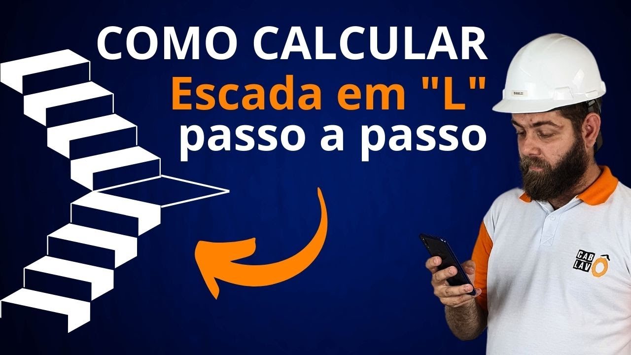 Escada em &ldquo;L&rdquo;, como calcular passo a passo!
