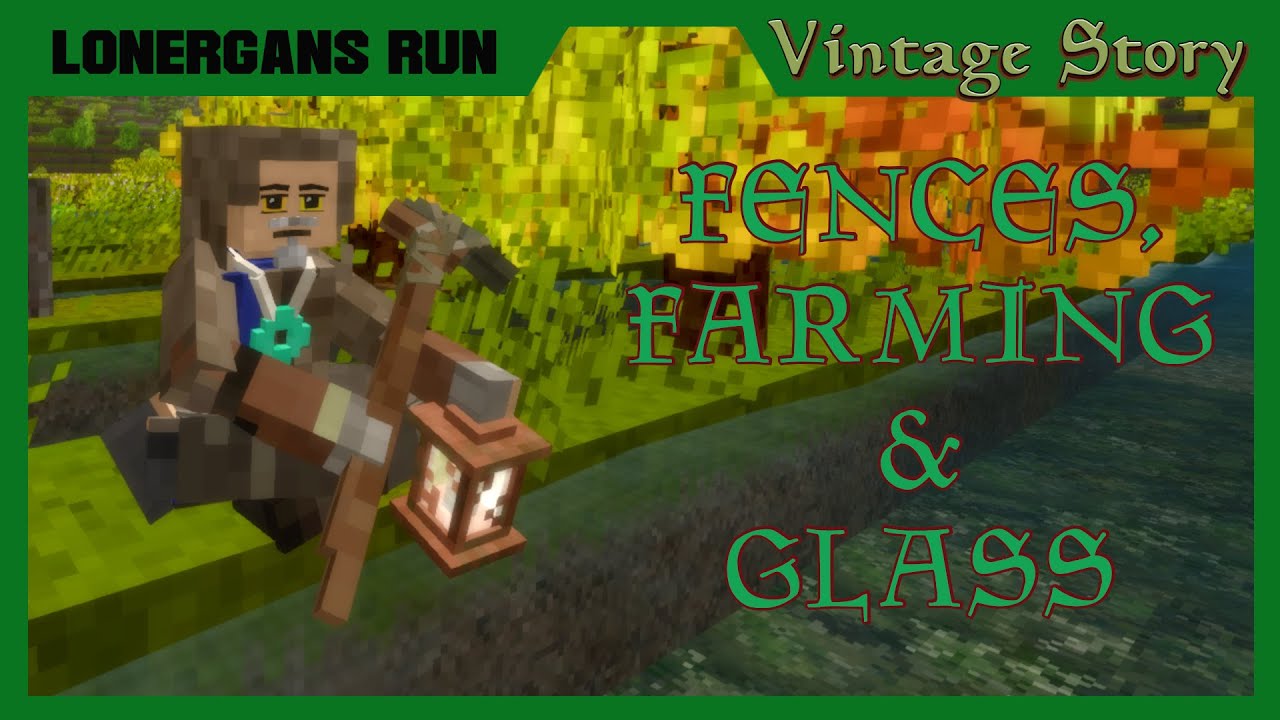 Vintage Story - Getting My First Glass Blocks, Building & Farming