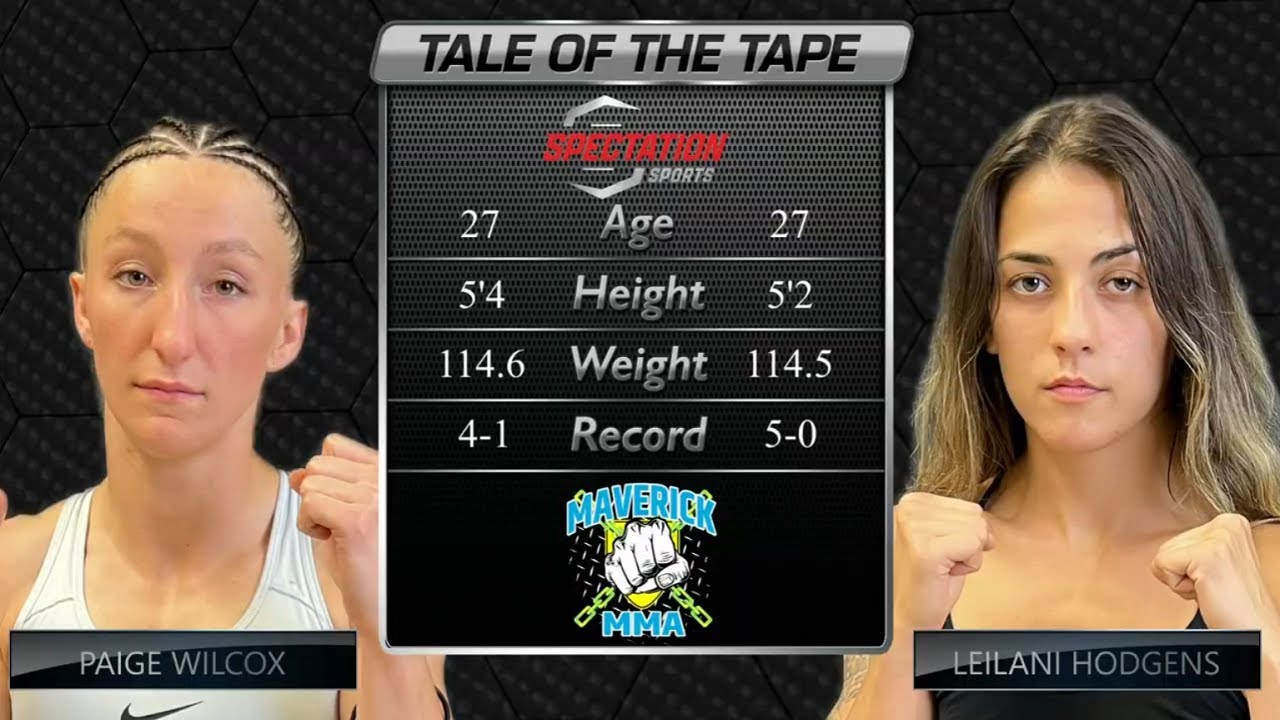 Leilani Hodgens vs  Paige Wilcox  - Maverick MMA 28