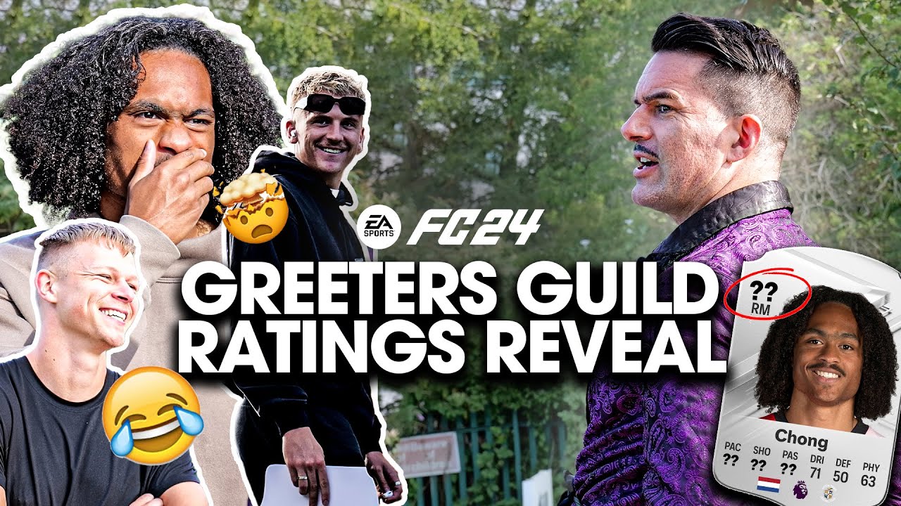 Funny! | FC24 ratings reveal with Troy Hawke! 🤣