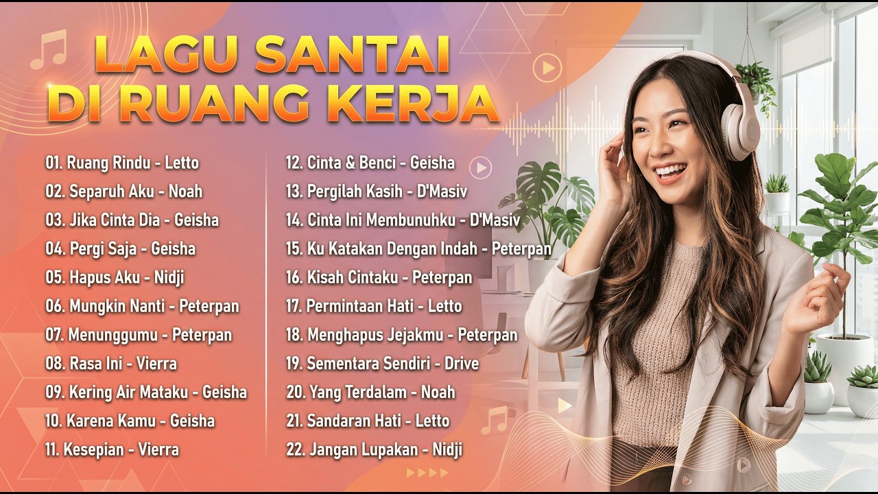 LAGU SANTAI DI RUANG KERJA - RELAX VIBES - TERBARU 2026