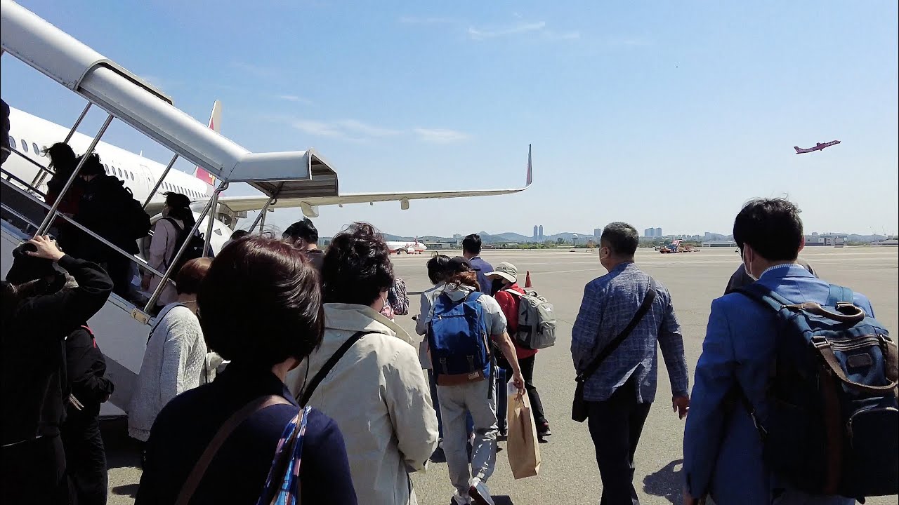 4K KOREA | Flight to Jeju | Gimpo Airport to Jeju Airport | May.2022