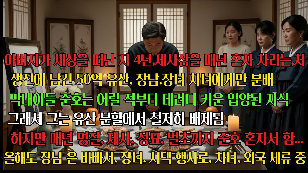 [서울의달]“제사상 앞에서 울던 막내…막내에게만 숨겨둔 200억의 진짜 이유”
