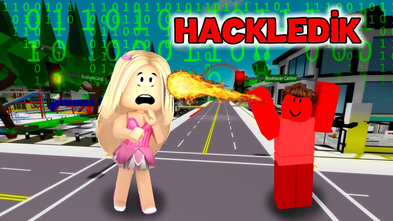 ROBLOX BROOKHAVENDA GERÇEK HACKER İLE HİLELER DENEDİK 😱 KÜBRA NİSA