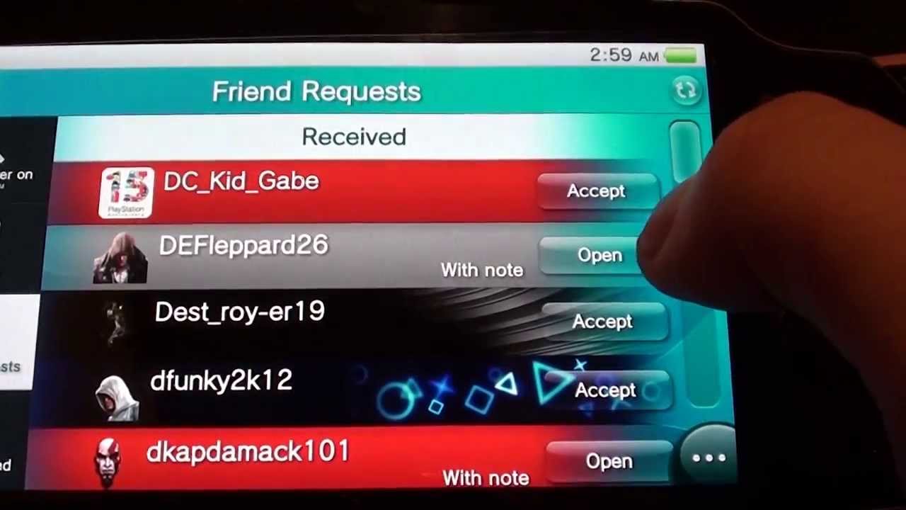 Adding Friends on PSN
