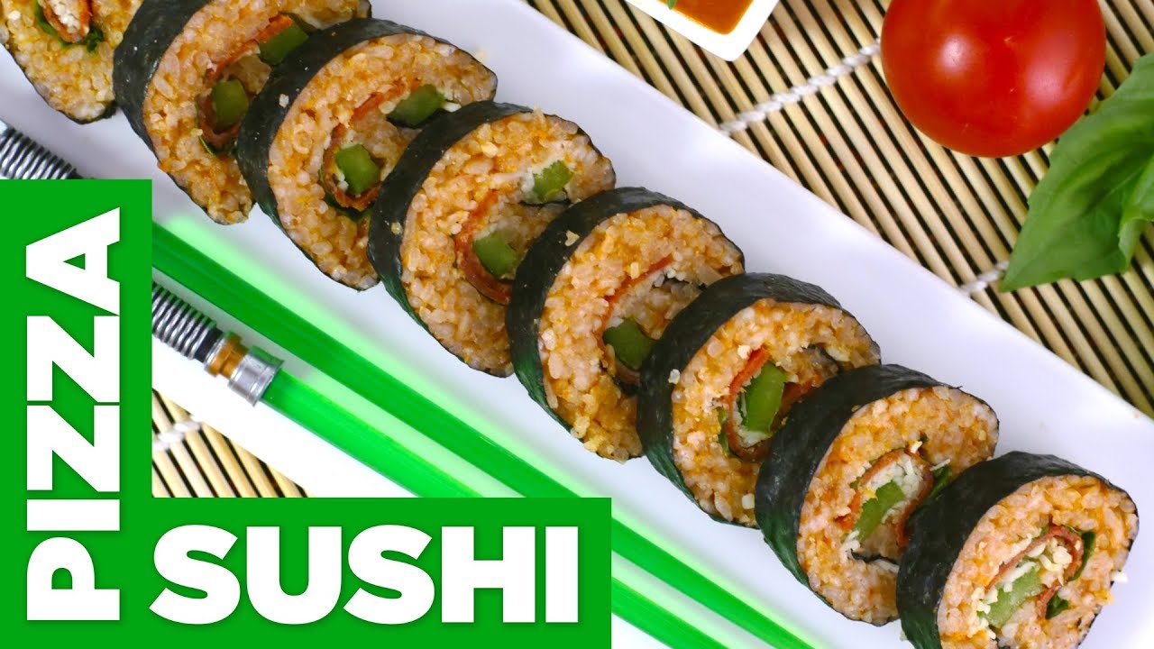 Pizza SUSHI!  – Eat The Pizza! #18