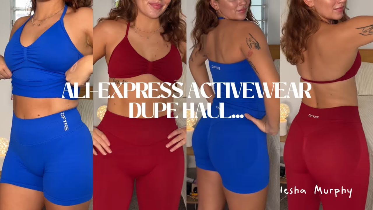 DFYNE DUPE???? ACTIVEWEAR TRY ON