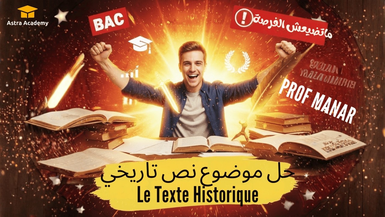 أسرار التعامل مع Le Texte Historique حل موضوع (PROF MANAR) (مقتطف من الدورة الشاملة)