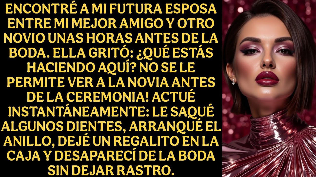 Encontré a mi futura esposa entre mi mejor amigo y otro novio unas horas antes de la boda...