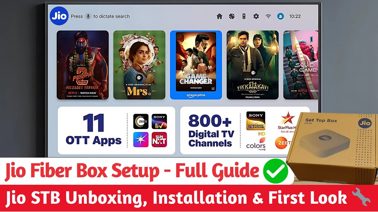 Jio Set Top Box: Unboxing, Setup & Installation 🔥 [Full Details] - Jio STB Setup