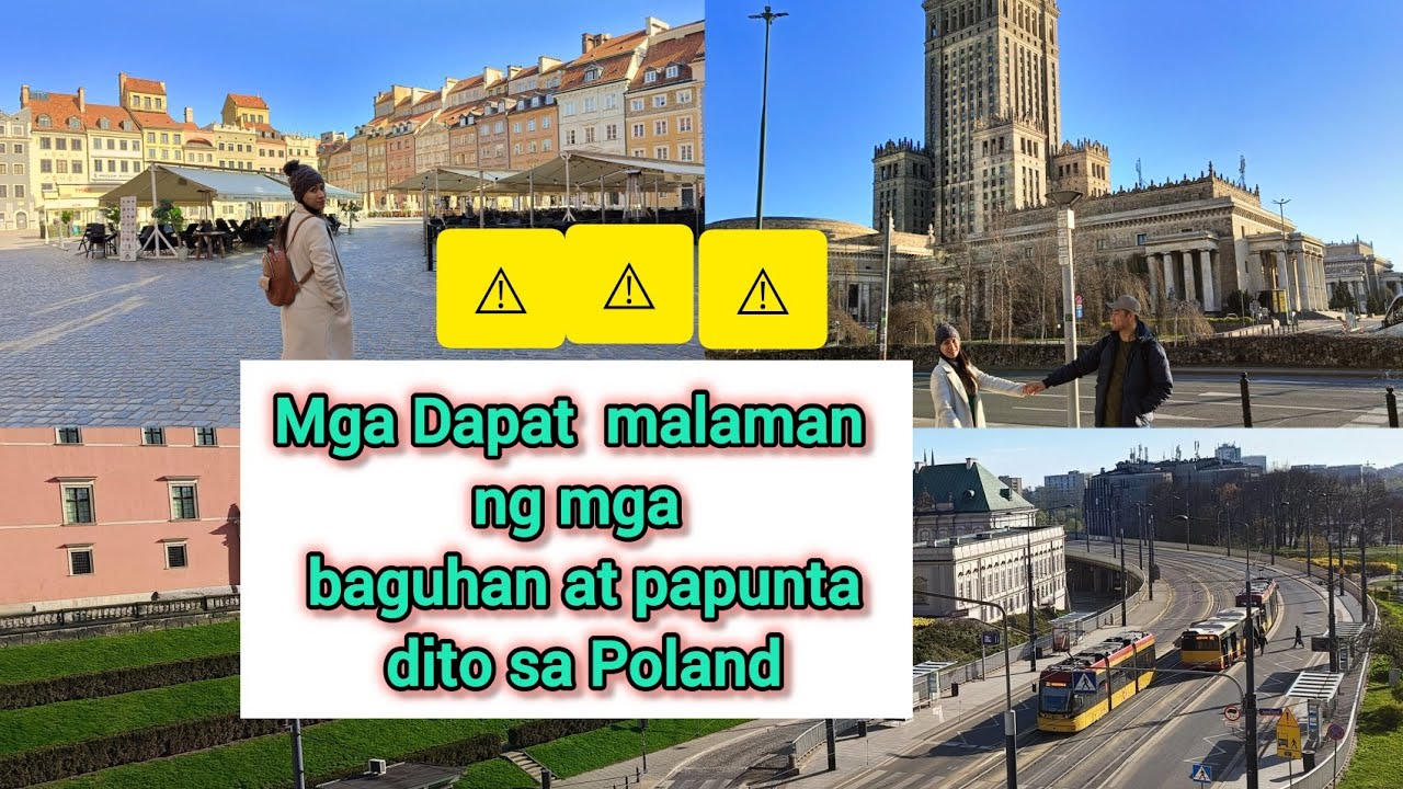 Mga Mahahalagang detalye dito sa poland para sa mga baguhan at papunta pa lang.