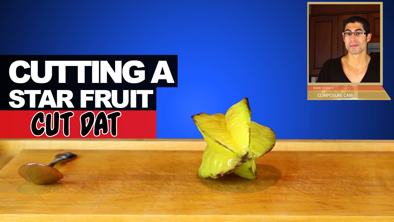 Cutting a Star Fruit