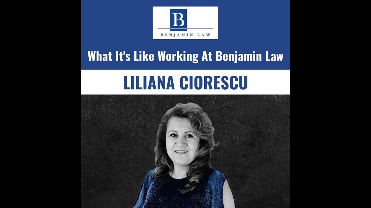 What It's Like To Work At Benjamin Law | Liliana Ciorescu