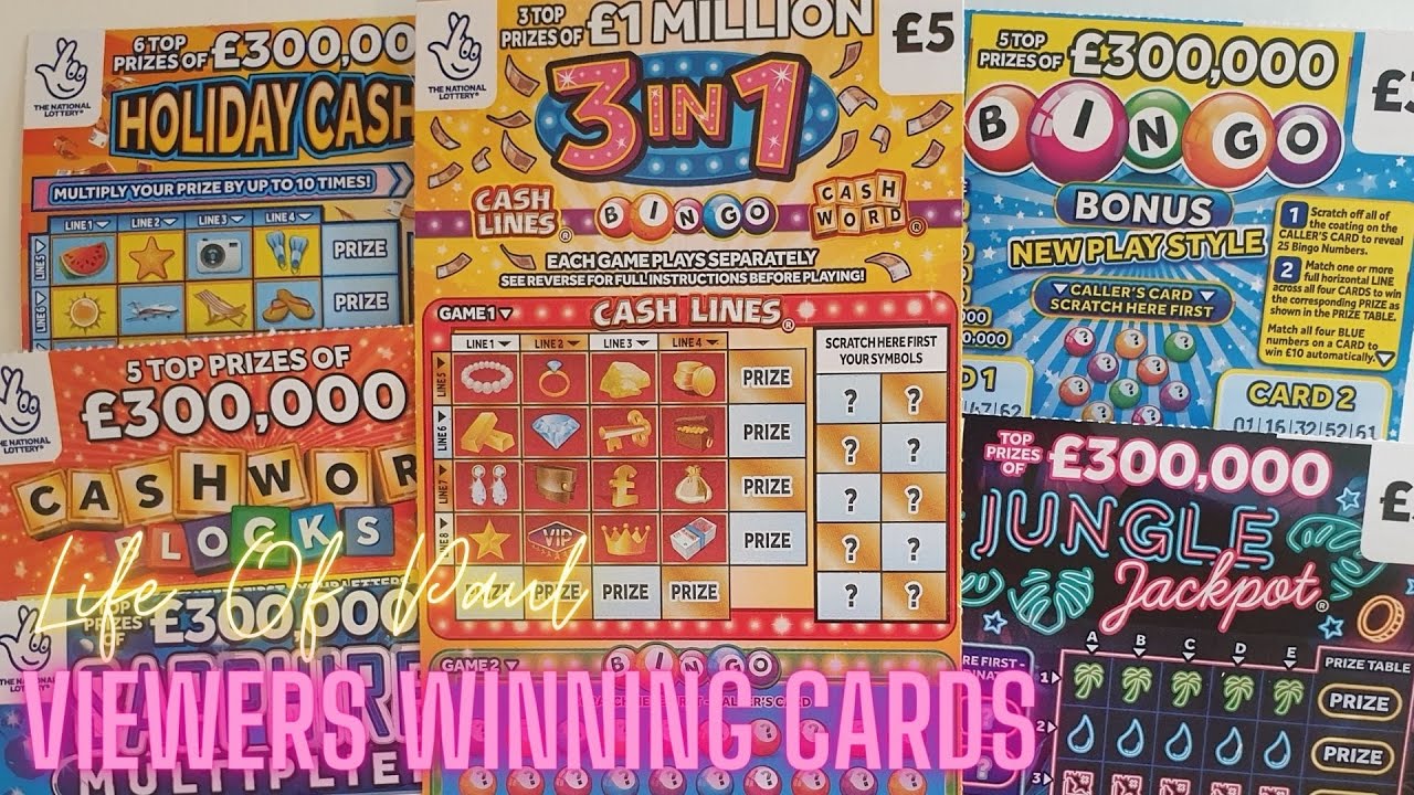 Big Scratch cards wins by my viewers, and £20 of scratchcards scratched by me! Thank you everyone