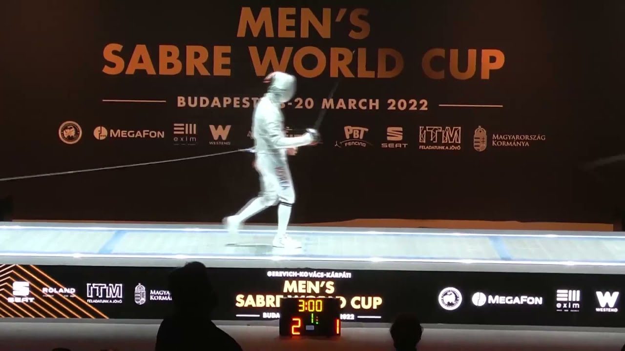Budapest World Cup 2022 SMS - L4 - Kim Junghwan KOR v Szilagyi HUN