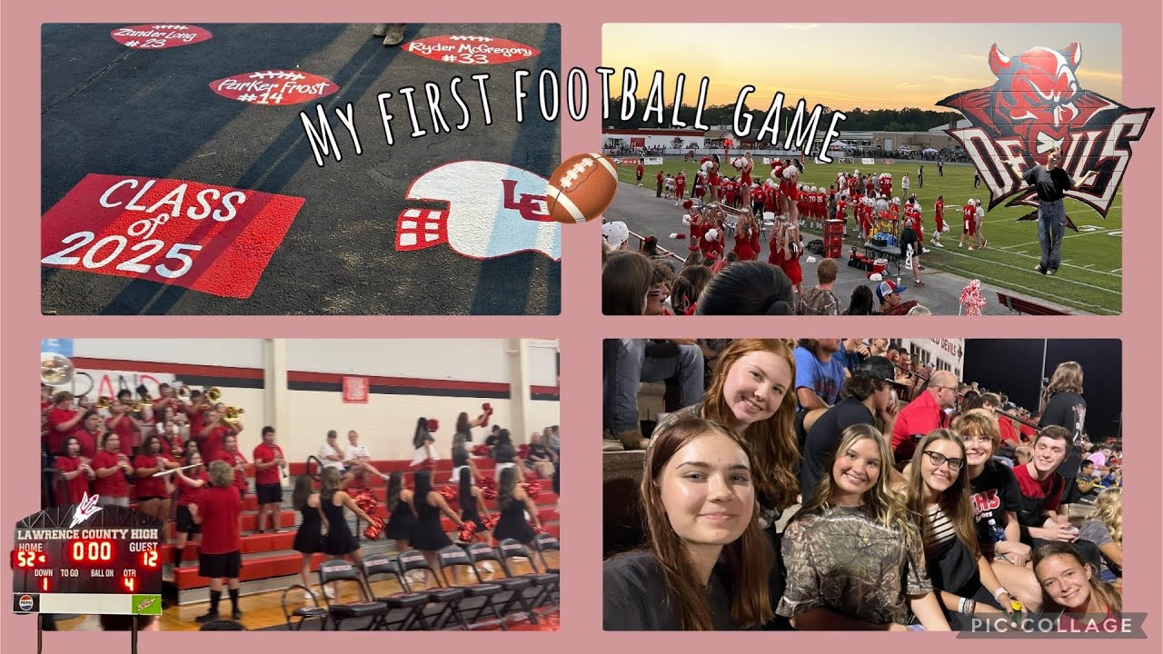 My first football game as an EXCHANGE STUDENT🏈 // exchange year USA 24/25