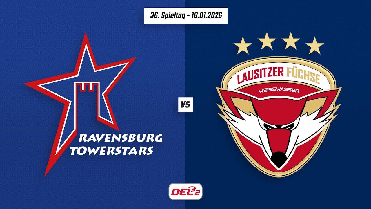 36. Spieltag DEL2 | Ravensburg Towerstars vs. Lausitzer F&uuml;chse | Game Highlights