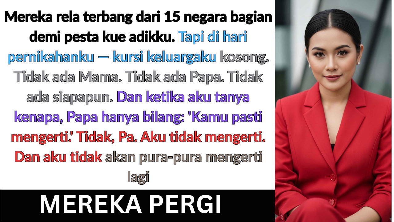 Keluargaku Terbang15Negara Bagian untuk Gender Reveal AdikkuTapiTidak Adayang Datang ke Pernikahanku