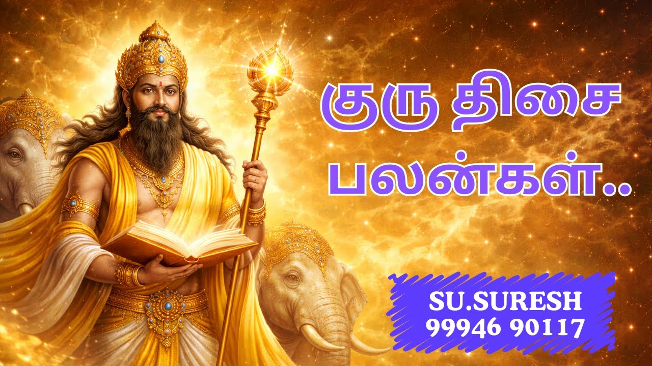 குரு திசை  – பலன்கள் | Guru Dasha  | Tamil Astrology #குருதிசை | Astro SU Suresh