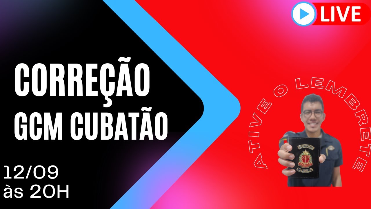 Correção concurso GCM Cubatão