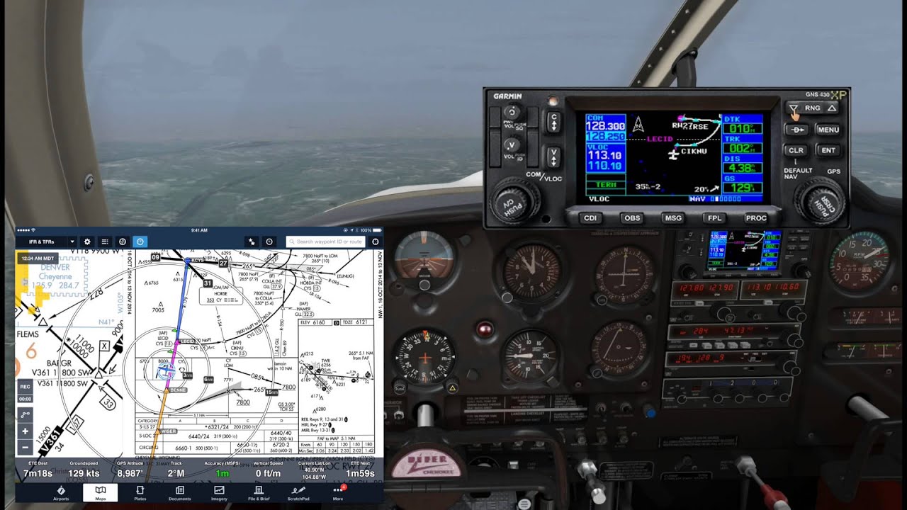 FSX & ForeFlight - Flight Demo