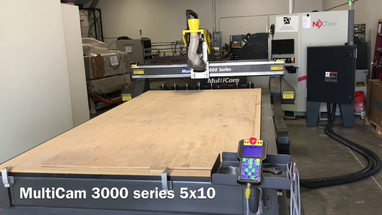 MultiCam 3000 series 5x10 CNC Router model 3-204
