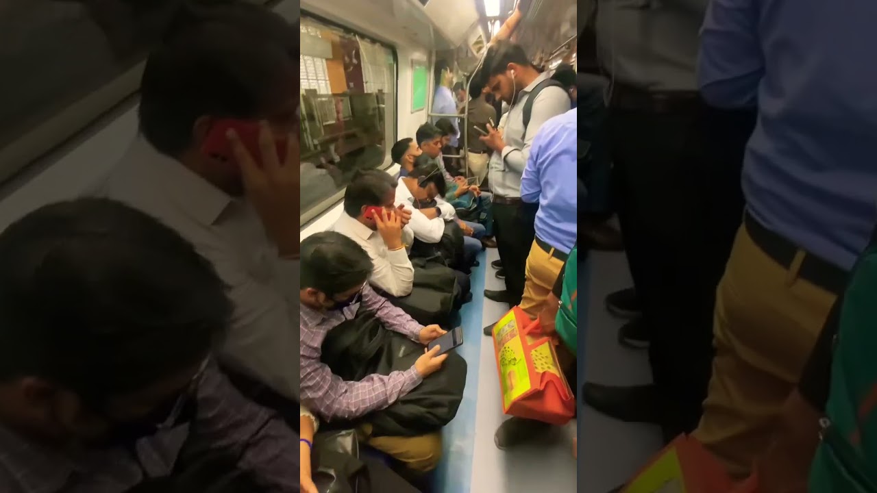 Types of people in delhi metro 🚈 |  #metro #delhimetro #ideas #save #time #travel #subscribers