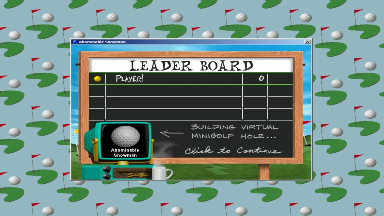 3d ultra minigolf: the abominable snowman