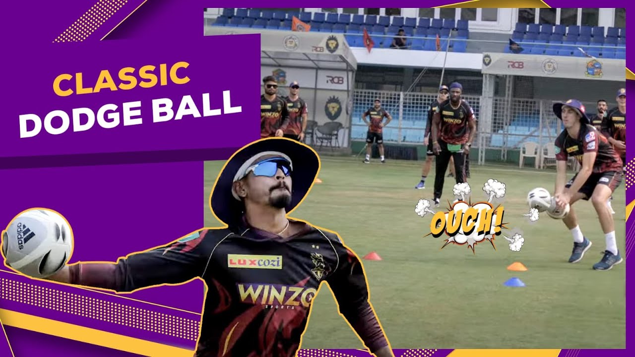 The Classic Dodge Ball Game | Knights TV | KKR IPL 2022