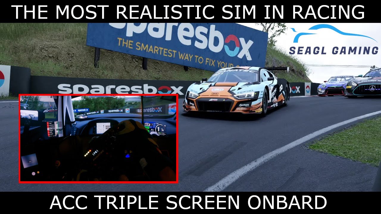 The Most Immersive Experience in Sim Racing [ACC Triple Monitor]