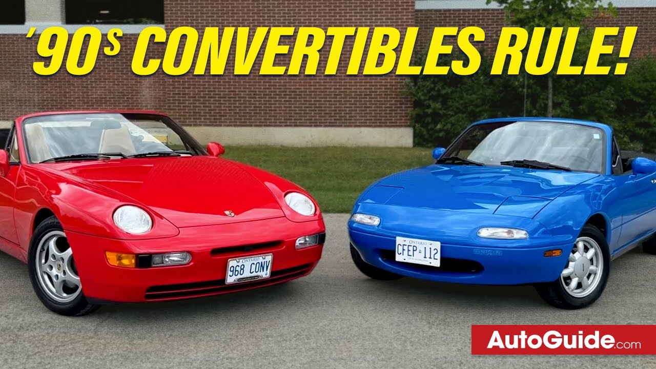 1990 Mazda MX-5 Miata vs 1994 Porsche 968 Convertible: Things Just Aren't the Same Anymore