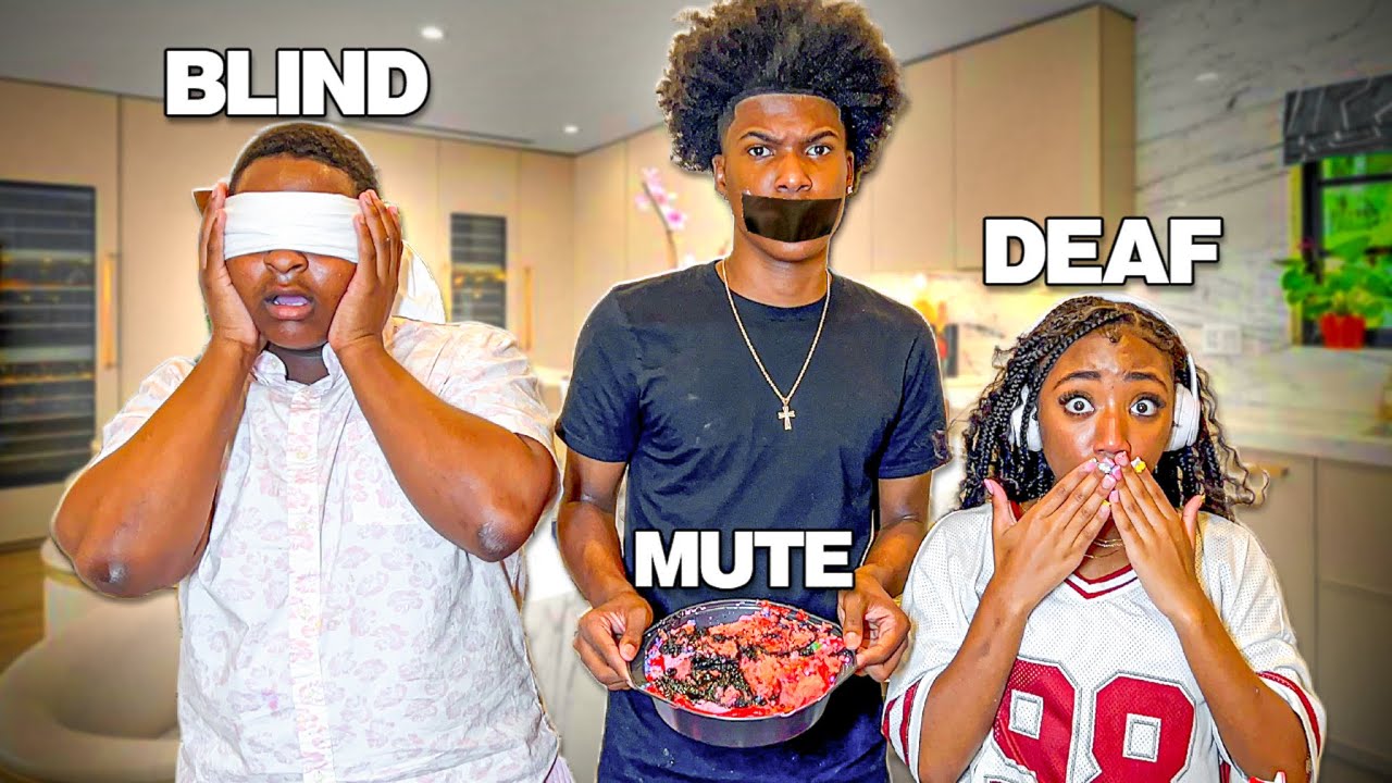 MUTE, BLIND, AND DEAF WITH ARII AND WARDROBE! (UNHINGED COOKING!)