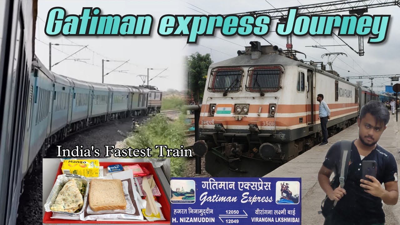 India's Fastest Train Gatiman Express Full Journey | Delhi To Agra Train Journey By Gatiman Express