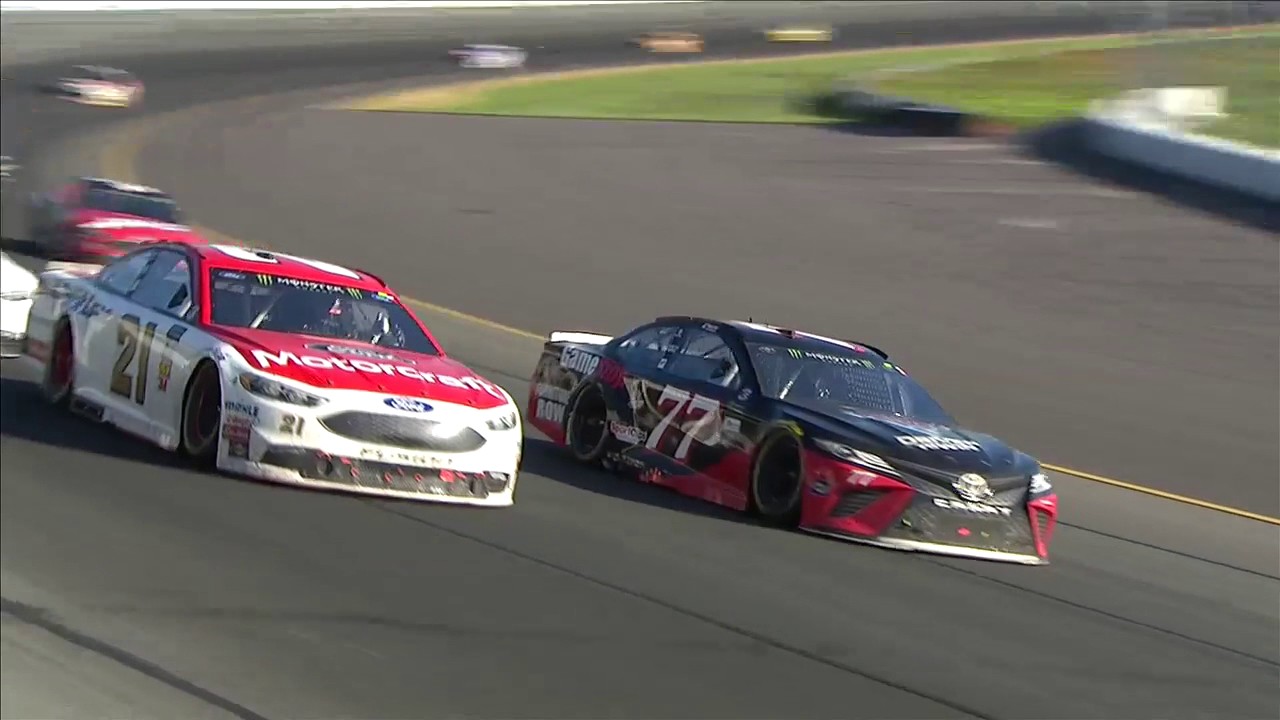 Blaney holds off Harvick for first Monster Energy Series win