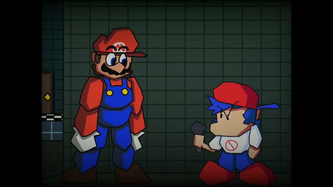 Detextured - Faker Combario Mix [FNF] @thunder_the_simp
