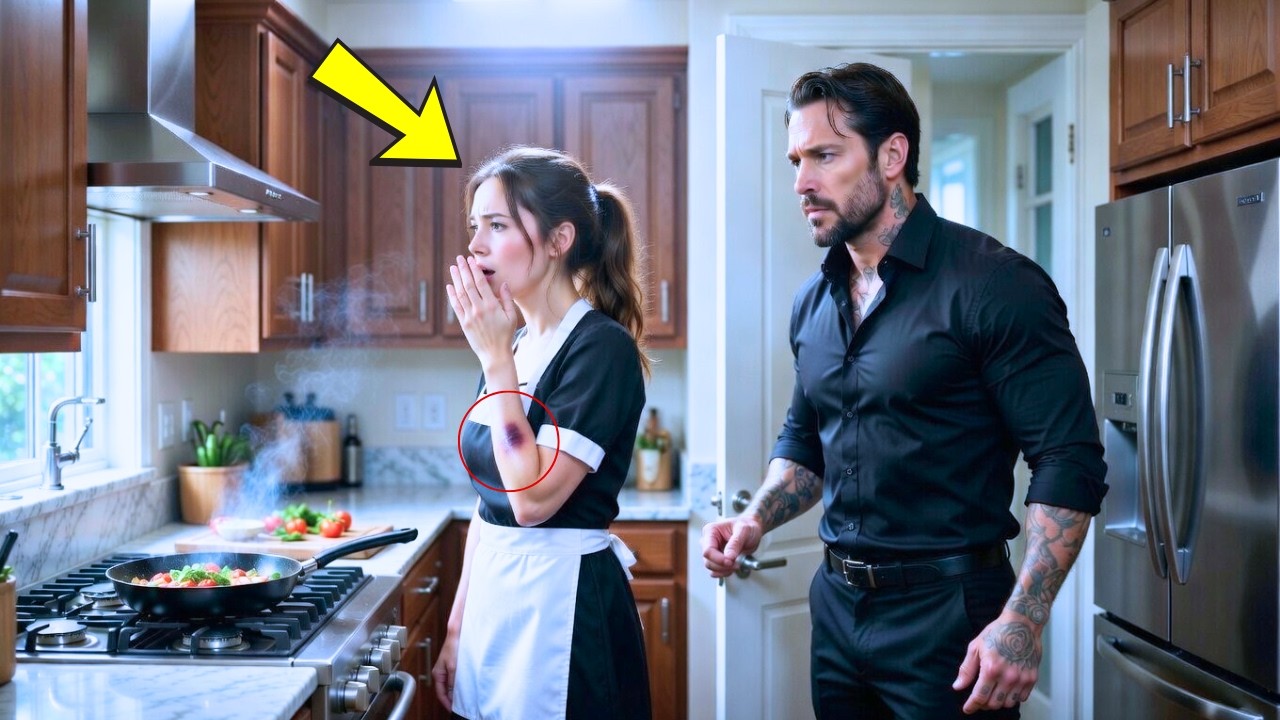 La Femme De Ménage Pleurait Dans La Cuisine Du Parrain…Puis Il Ferma La Porte Et Demanda Qui L Avait