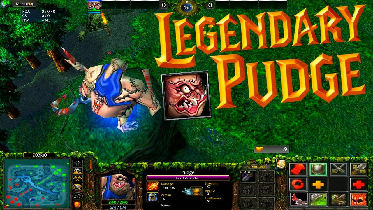 MostHatedPlayer - Legendary Pudge META! (LIKE DENDI GODSTYLE)