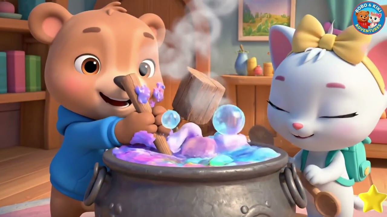 French | Bobo et Kiki : Aventure Magique à l’École | Bobo Kiki Magical School Adventure | Kids Song