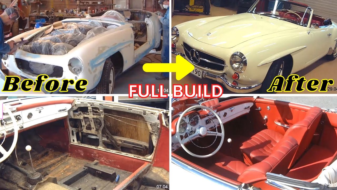 MERCEDES BENZ 190 SL FULL BUILD IN MINUTES!